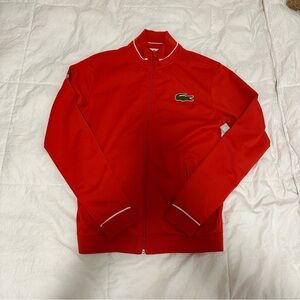 red men’s LACOSTE jacket size 3